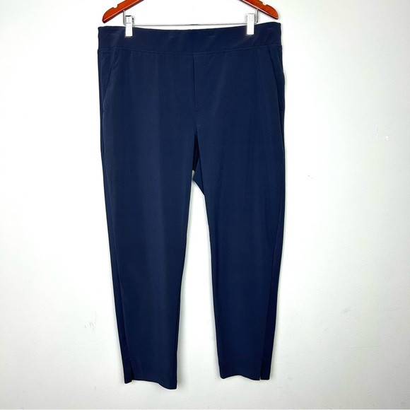 ATHLETA Brooklyn mid rise ankle pants size 16 pull on quick dry zip pockets - Picture 4 of 15
